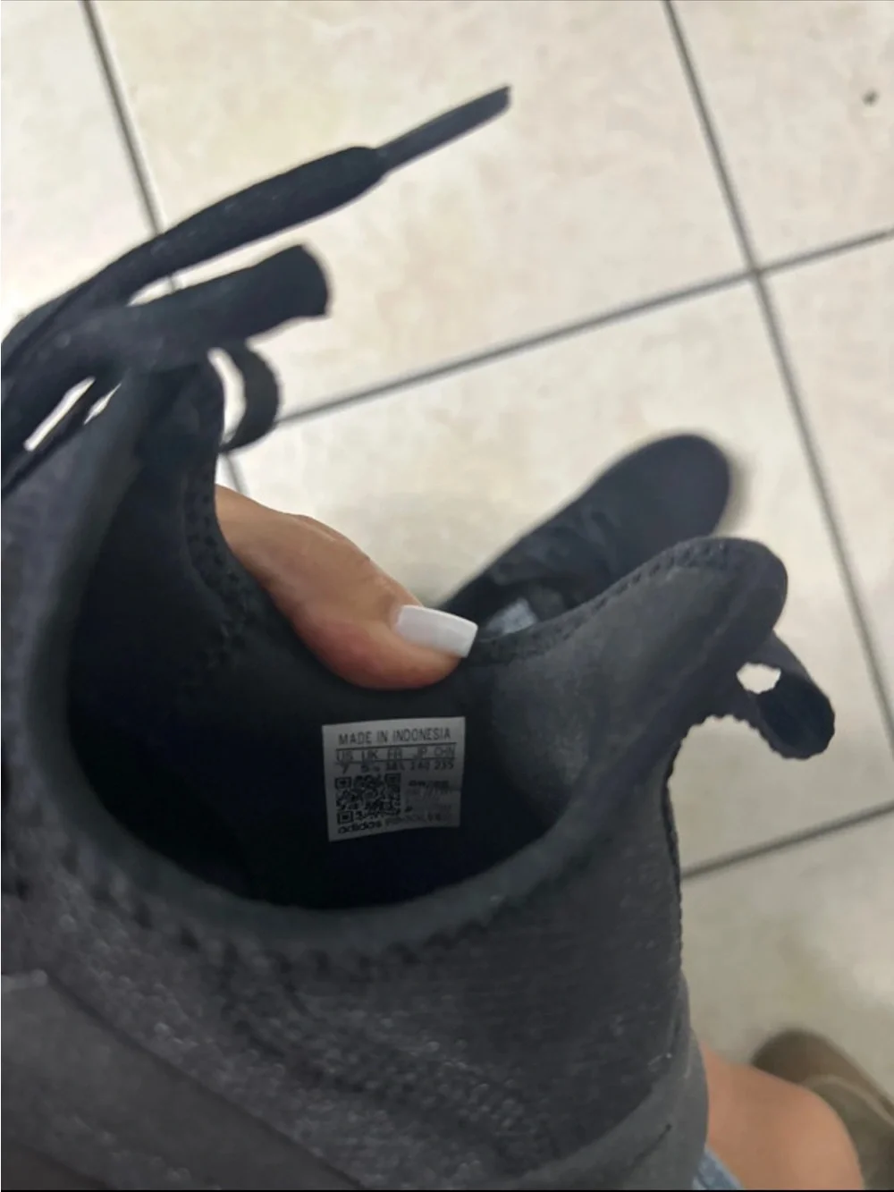 adidas Kids Black Low-Top Sneakers with Three Stripes